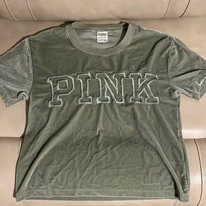 Pink short sleeve shirt Military Green